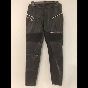 Zara faux leather pants
